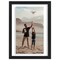 Americanflat Floating Aluminum Picture Frame - Sleek Aluminum Photo Frame for Wall Display - Black Metal Molded Frame - Shatter Resistant Glass - Hanging Hardware